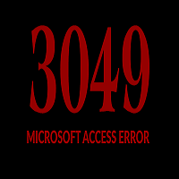 ms access error 3049